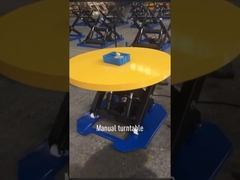 500 - 3000 Lb Hydraulic Lift Table Electric With Turntable