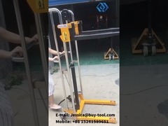 Manual Hydraulic Pallet Stacker 400kg Capacity Economic