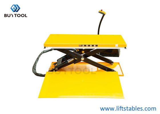 Hydraulic Low Profile Lift Table Cart Platform Min Height 85mm 1000kg