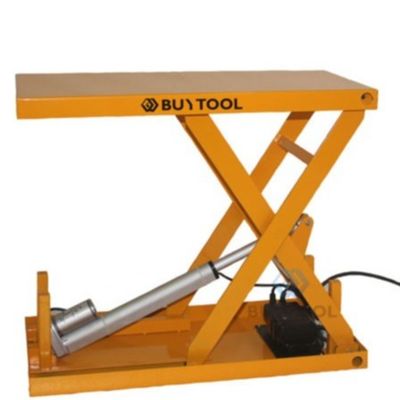 Mechanical Small Electric Ball Screw Scissor Lift Tables Mini 100kg 50kg For Lab