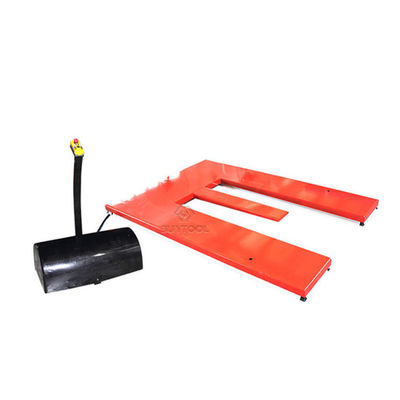 1 Tonne Low Profile Electric Lift Tables Cart Portable Pallet Scissor Lift Table E Shape 1450x1200mm