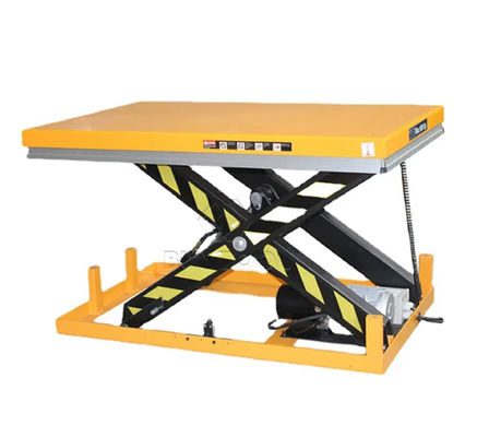 2.2kw Stationary Scissor Electric Lift Tables Hydraulic 2000×850MM Ce Approved