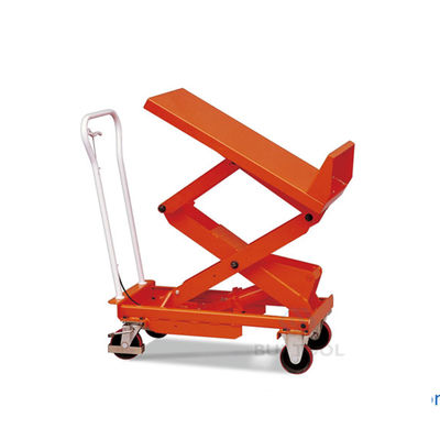 Material Handling Mobile Scissor Lift Platform Table 1000kg Loading