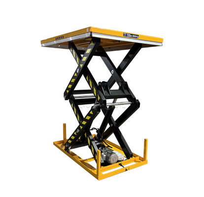 1000kg Portable Electric Scissor Lift Table Cart Q345B Steel