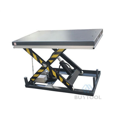 Industrial Small Electric Scissor Lift Table Industrial 1700x850mm Maximum Height 50"