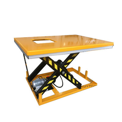 200 Lb 4000 Lbs Stationary Electric Lift Table Heavy Duty With Maintenance Holes