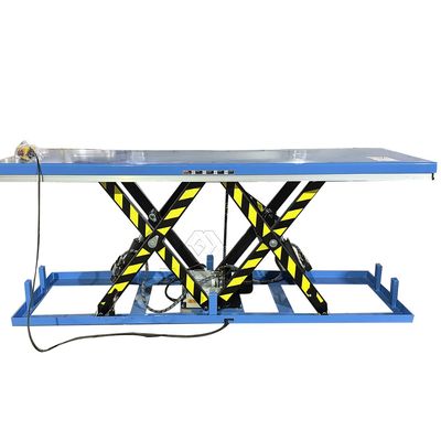 4t/8t Stationary Scissor Lift Table 1000mm Lifting Height For Heavy Material Handling