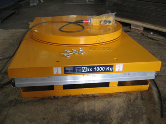 Powered Motorized Rotating Pallet Lift Table 100kg Rotary Round Stage Platform 360 Degree