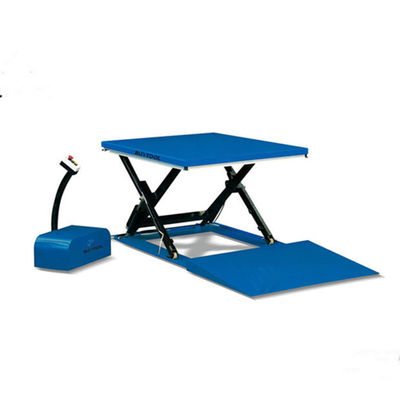 Low Profile Electric Lift Table Pallet Jack Loading Hydraulic For Warehouse