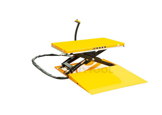 Hydraulic Low Profile Lift Table Cart Platform Min Height 85mm 1000kg