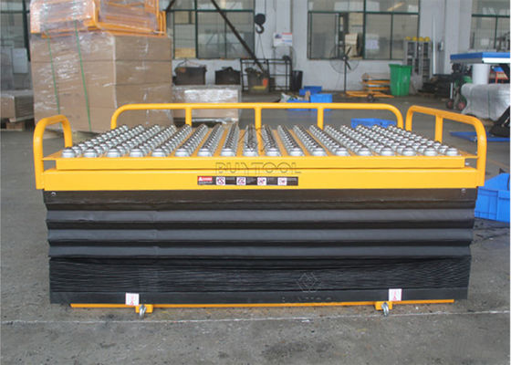 Rolling Ball Stationary Lift Table 300kg 350kg With Integrated Pop Up Ball Transfer Table