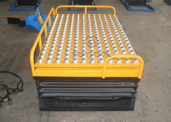 Rolling Ball Stationary Lift Table 300kg 350kg With Integrated Pop Up Ball Transfer Table