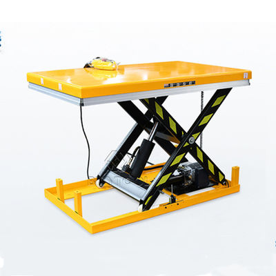 1814kg 4000 Lb Hydraulic Scissor Lift Table Cart Hand Control Power Lifting