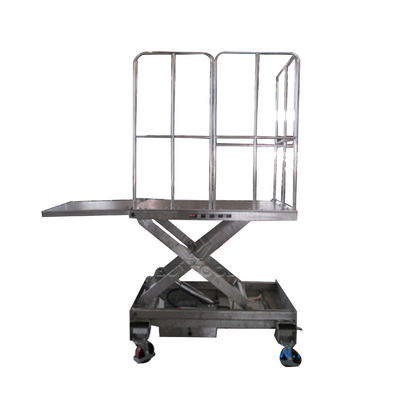 Hydraulic Electric Stationary Lift Table Stainless Steel Scissor Lifting Platform