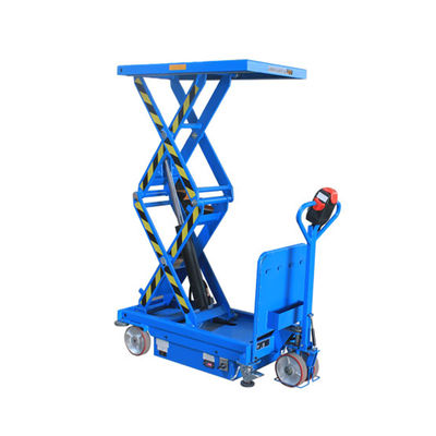 0.8kw Hydraulic Heavy Duty Mobile Lift Tables 500kg 300kg  800kg 1000kg