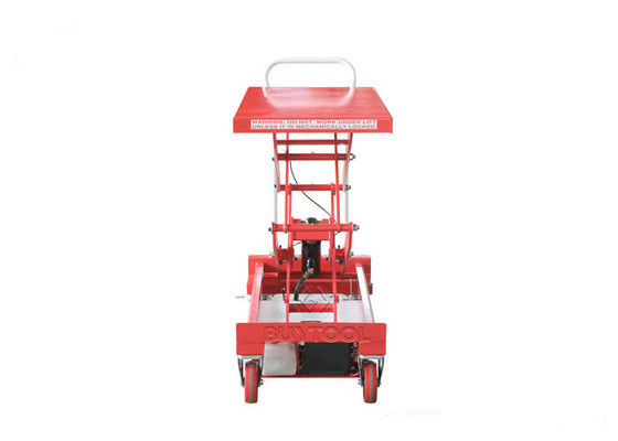 Electric Hydraulic 500kg Mobile Scissor Lift Table Alloy Steel