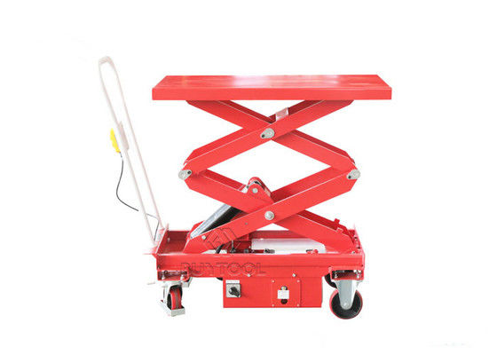 Electric Hydraulic 500kg Mobile Scissor Lift Table Alloy Steel