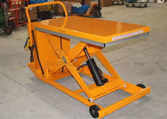 800w Small Portable Scissor Lift Jack Mobile Hydraulic Platform 916x610mm