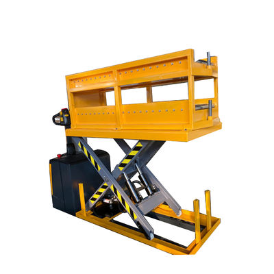 Roller Lift Table Top 1500kg Electric Pallet Truck For Die Handling Production Line