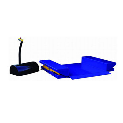 1.5t Low Profile Lift Table With Dock Leveler Scissor Hydraulic Pallet Lift Table