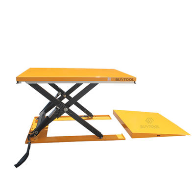 500 Lb Super Low Profile Lift Table Motorized Powered Hyd Lift Tables