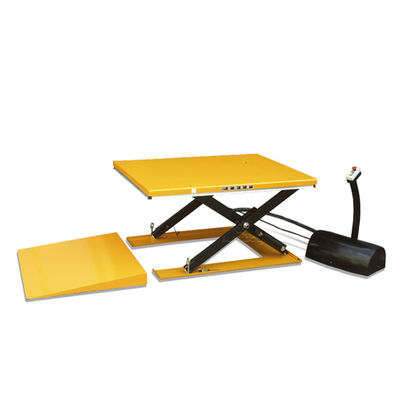 500 Lb Super Low Profile Lift Table Motorized Powered Hyd Lift Tables