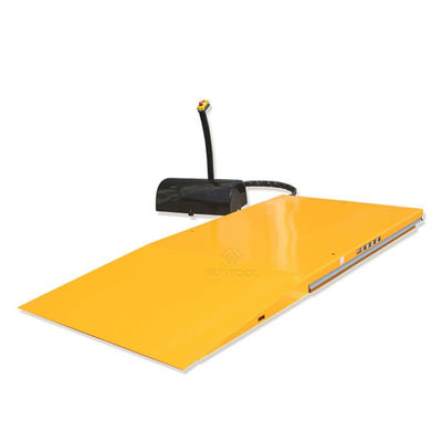 1000 Kg Unique Floor Mounted Scissor Lift Table Electric With External Cabinet 1.1kw