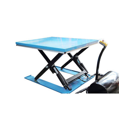 775mm Height Low Profile Lift Tables Mobile Low Profile Pallet Lift Table Safety