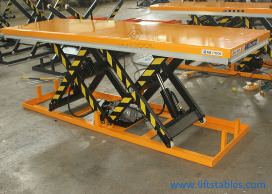 Heavy Duty Large Stationary Hydraulic Scissor Lift Table 500kg 1000 Lbs