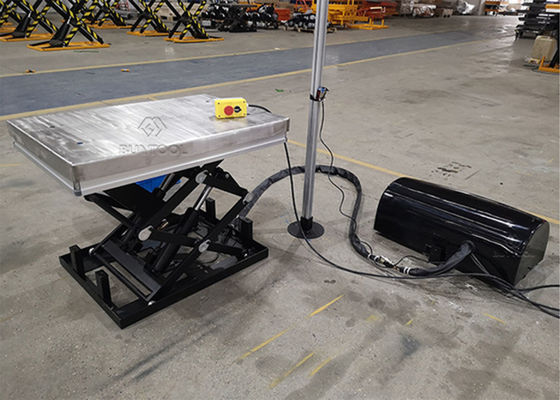 Portable  Electric Mini Scissor Lift Table 350kg 3000 Lb 2000 Lbs Light Weight
