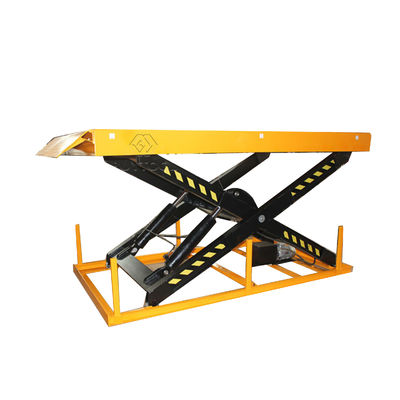 1500 Kg 10000 Lb Stationary Scissor Lift Table Forklift Truck Hydraulic Lifter Dock