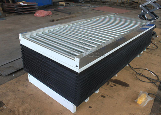 24 X 48 24 X 24 Light Duty Stationary Lift Table With Roller Scissor Platform Trolley