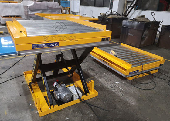 Mobile Semi Electric Portable Hydraulic Lift Table Platform