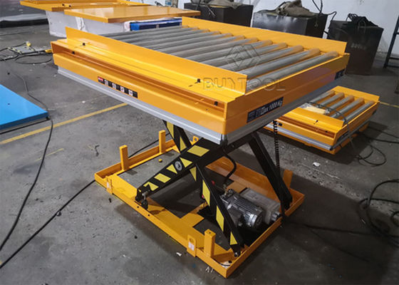 Mobile Semi Electric Portable Hydraulic Lift Table Platform
