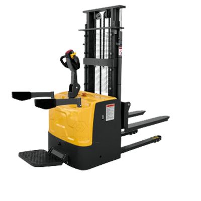 Alloy Steel 2000kg Fully Powered Hydraulic Stacker Electric Pallet Stacker Truck