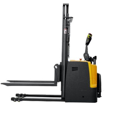 Alloy Steel 2000kg Fully Powered Hydraulic Stacker Electric Pallet Stacker Truck