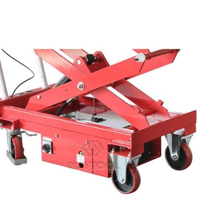 500kg Low Profile Mobile Lift Table Double Scissor Light Duty Small Electric Motor