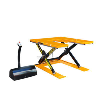 Pallet Hydraulic Lift Table Low Profile Lifting Device 2000kg