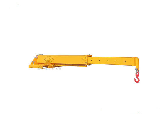 Extendable Truck 640kg Forklift Jib Crane Telescopic Fork Mounted