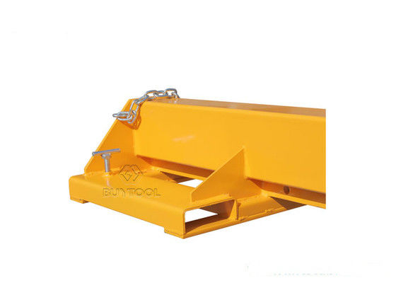 Extendable Truck 640kg Forklift Jib Crane Telescopic Fork Mounted