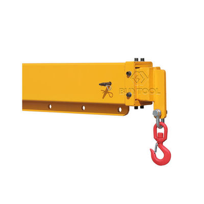 Telescopic Adjustable Hoist Forklift Attachment Jib Boom Crane 6000 Lb Lift Capacity Truss