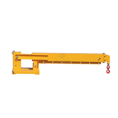 Telescopic Adjustable Hoist Forklift Attachment Jib Boom Crane 6000 Lb Lift Capacity Truss