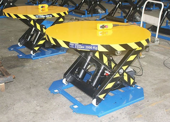 Carton Box Automatic Turntable Stretch Wrapping Machines Treadle Type Electric Rotary