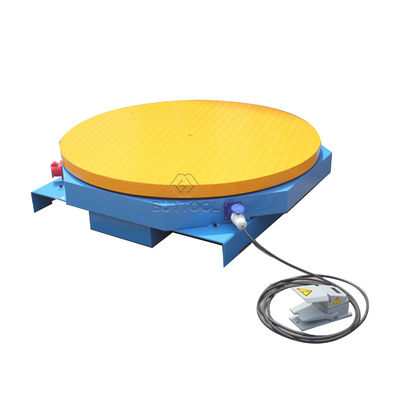 2204lbs Turntable Pallet Wrapper Automatic Pallet Cling Shrink Wrap Machine Turntable