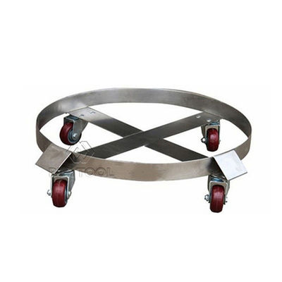 Manual Oil Drum Handling Equipments Stainless Steel Barrel Lifting Equipment Trolley