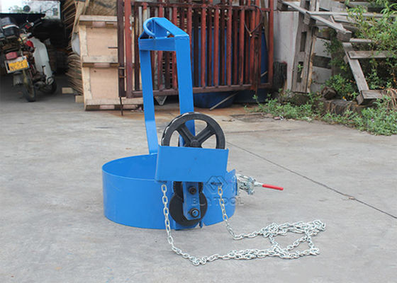Portable Automated Chemical Drum Handling Equipments Vertical Drum Lifter Tilter Equipment Geared