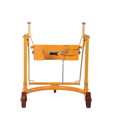 Manual Powered 55 Gallon Plastic Drum Handling Equipments Drum Carrying Trolley 350kg