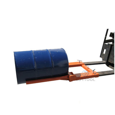 Electric Hydraulic Fork Mounted Drum Handling Equipments Barrel Hoist Clamp 300kg