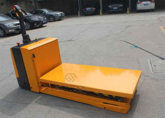 1 Ton Battery Operated High Lift Pallet Truck 2000kg 2500kg 1000mm With Platform Lift