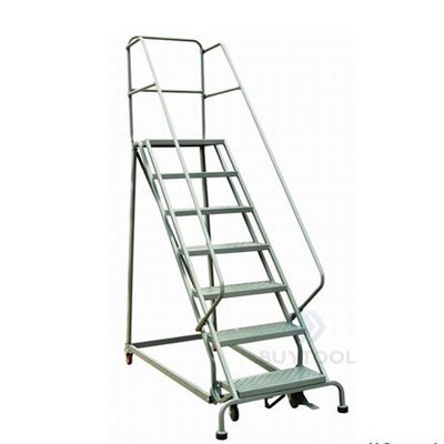 3 Step 4 Step 5 Step Industrial Ladder With Wheels 30 Feet  Stock Picking Auxiliary Equipments